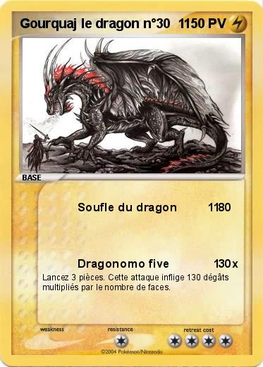 Pokemon Gourquaj le dragon n°30  1