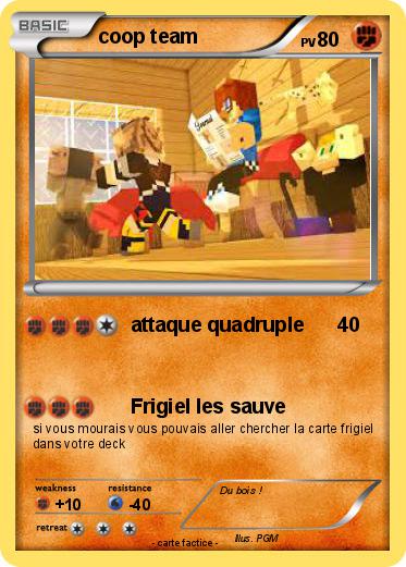 Pokemon coop team