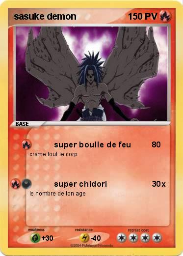 Pokemon sasuke demon