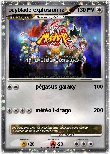 Pokemon beyblade explosion