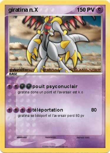 Pokemon giratina n.X
