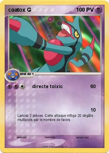 Pokemon coatox G