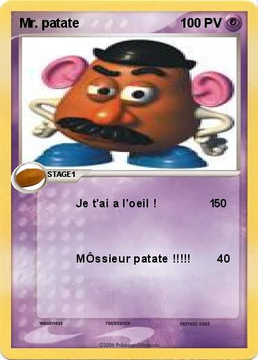 Pokemon Mr. patate
