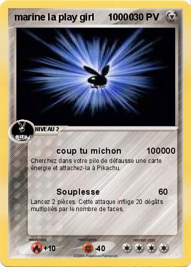 Pokemon marine la play girl     10000