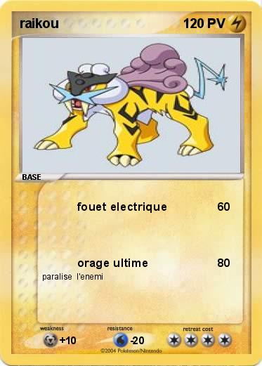 Pokemon raikou