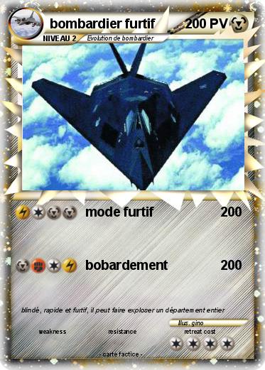 Pokemon bombardier furtif