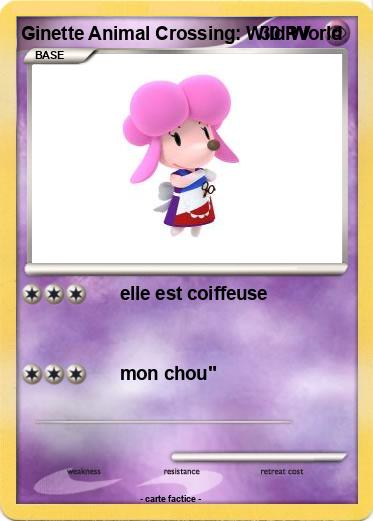 Pokemon Ginette Animal Crossing: Wild World