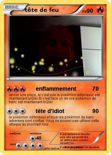 Pokemon tête de feu