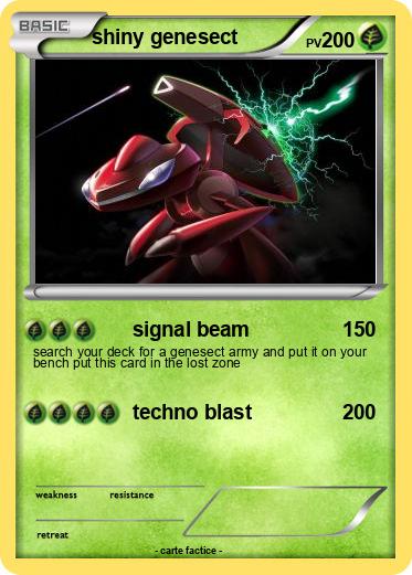 Pokemon shiny genesect