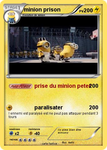 Pokemon minion prison