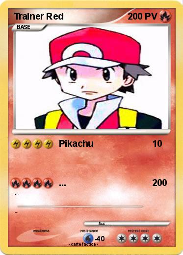 Pokemon Trainer Red