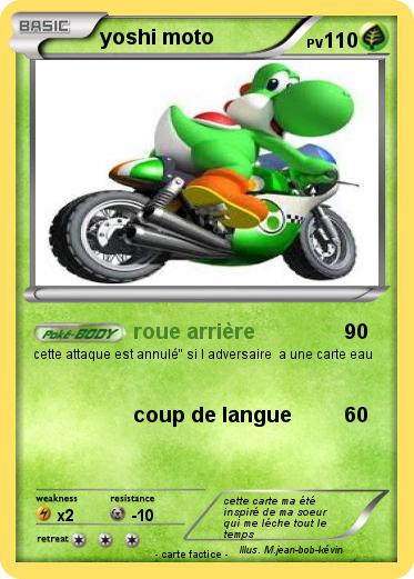 Pokemon yoshi moto