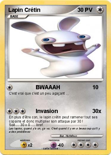 Pokemon Lapin Crétin