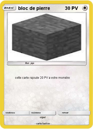 Pokemon bloc de pierre