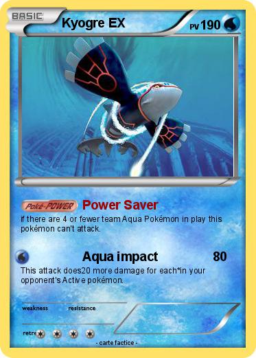 Pokemon Kyogre EX