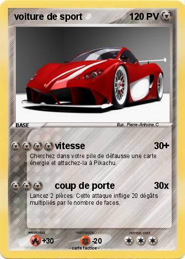 Pokemon voiture de sport