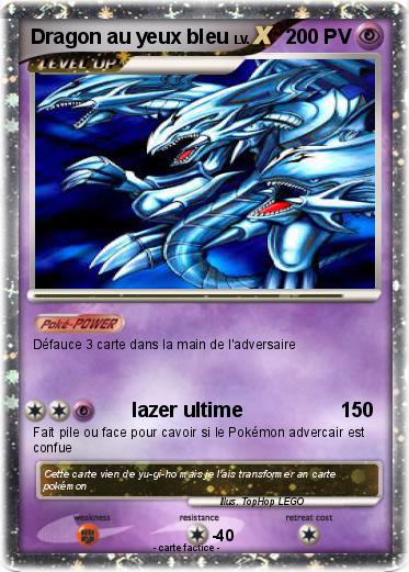 Pokemon Dragon au yeux bleu