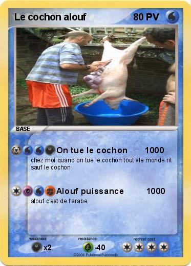 Pokemon Le cochon alouf