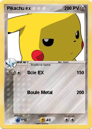 Pokemon Pikachu ex