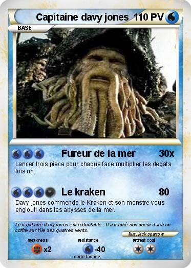 Pokemon Capitaine davy jones