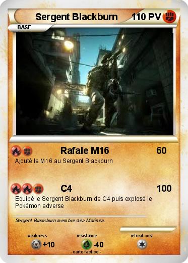 Pokemon Sergent Blackburn