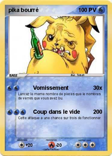 Pokemon pika bourré