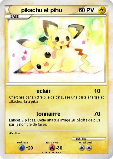 Pokemon pikachu et pihu