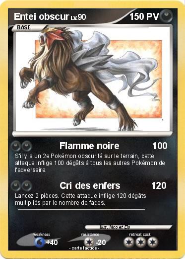Pokemon Entei obscur