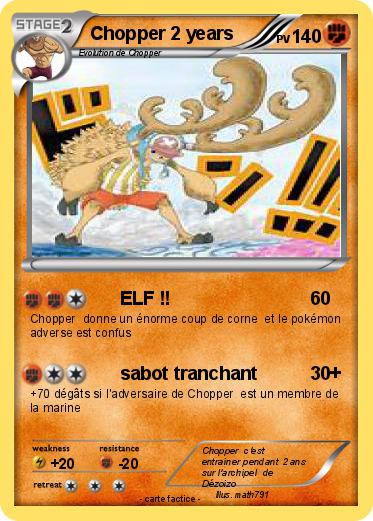 Pokemon Chopper 2 years