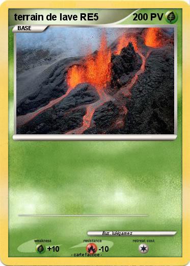 Pokemon terrain de lave RE5