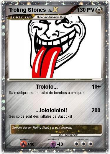 Pokemon Troling Stones