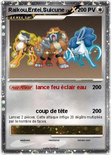 Pokemon Raikou,Entei,Suicune