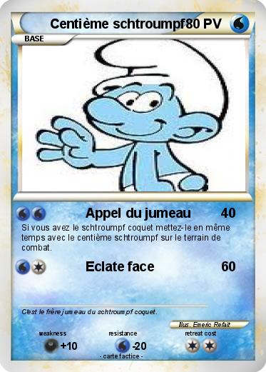 Pokemon Centième schtroumpf