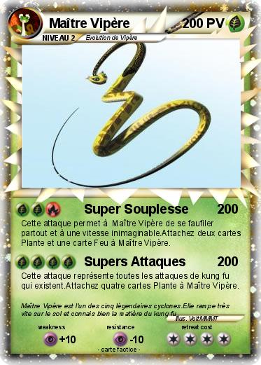 Pokemon Maître Vipère