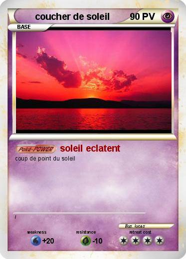Pokemon coucher de soleil