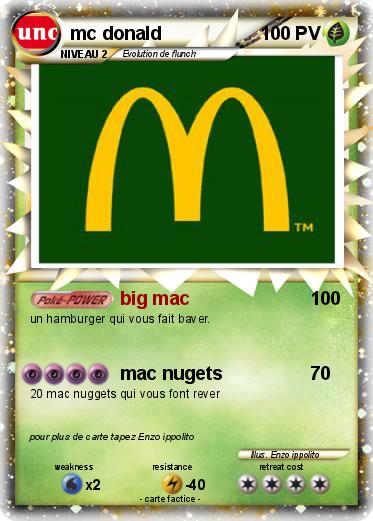 Pokemon mc donald