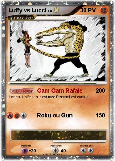 Pokemon Luffy vs Lucci