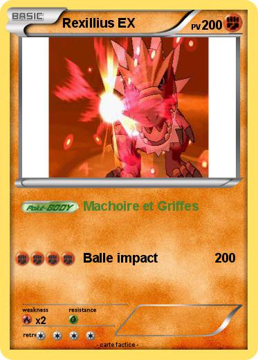 Pokemon Rexillius EX