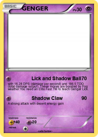 Pokemon GENGER
