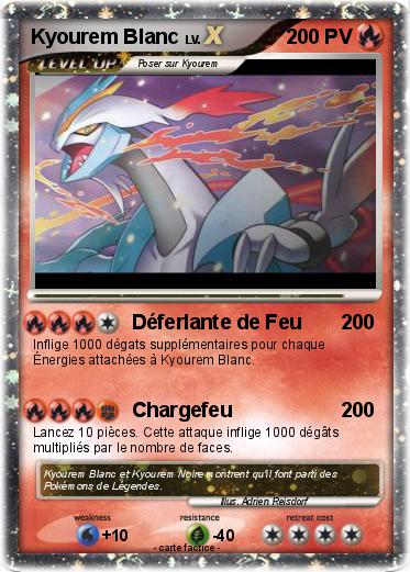 Pokemon Kyourem Blanc