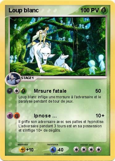 Pokemon Loup blanc