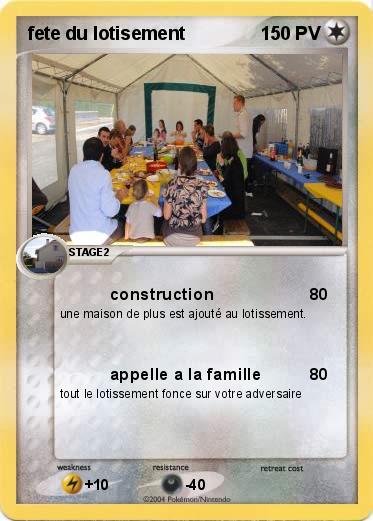 Pokemon fete du lotisement