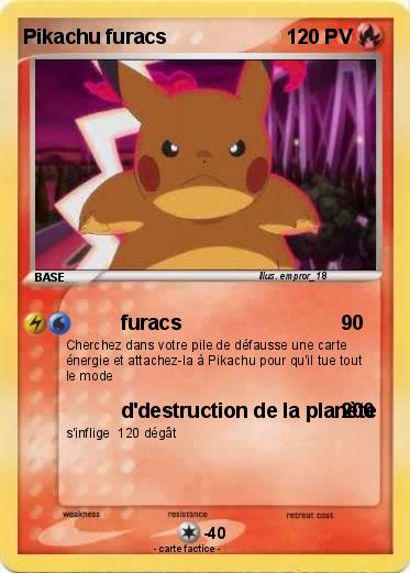 Pokemon Pikachu furacs