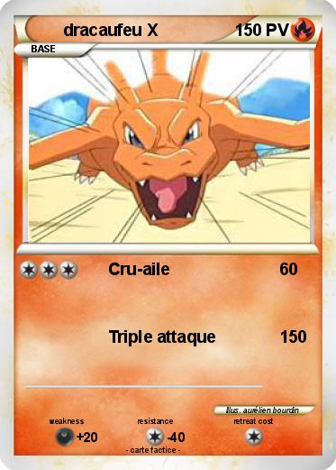 Pokemon dracaufeu X