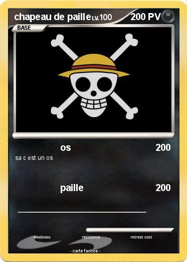 Pokemon chapeau de paille