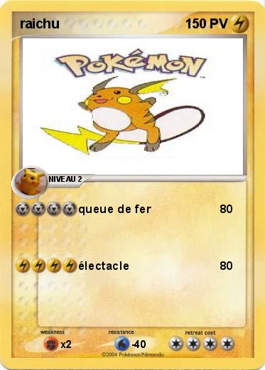 Pokemon raichu