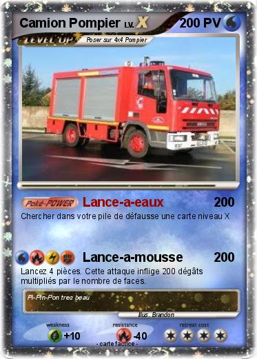 Pokemon Camion Pompier