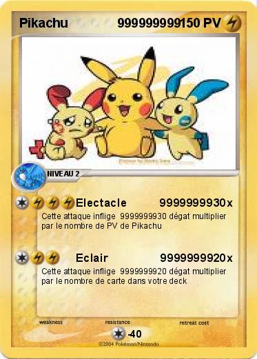 Pokemon Pikachu              999999999  