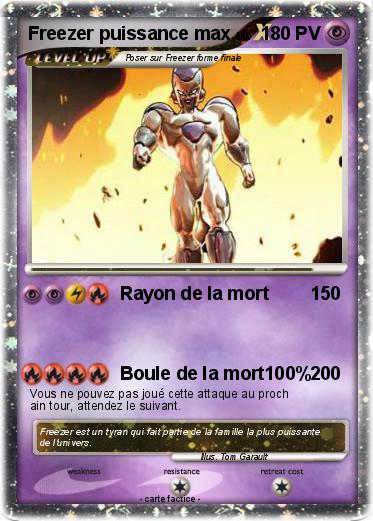 Pokemon Freezer puissance max