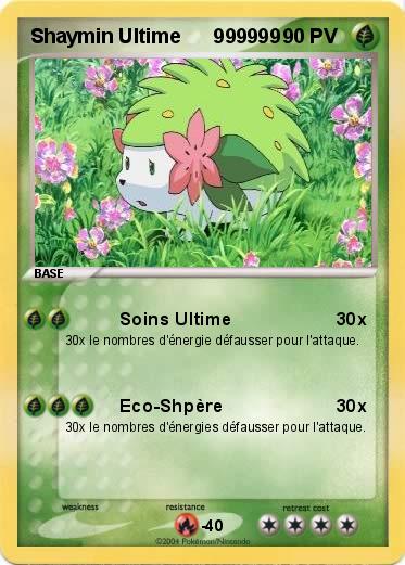 Pokemon Shaymin Ultime      999999     
